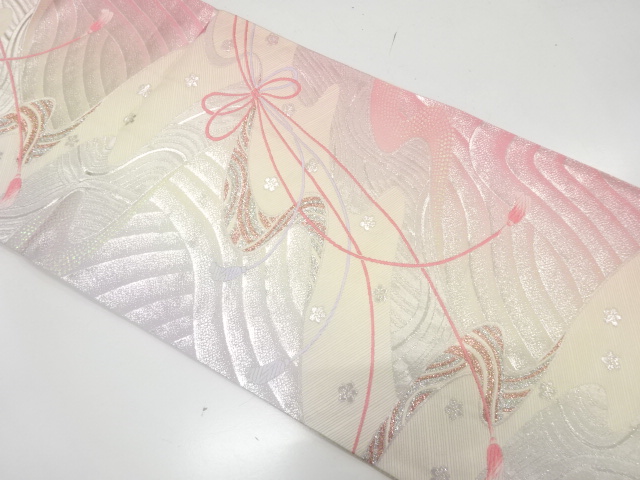 JAPANESE FUKURO OBI / WOVEN FLOWER